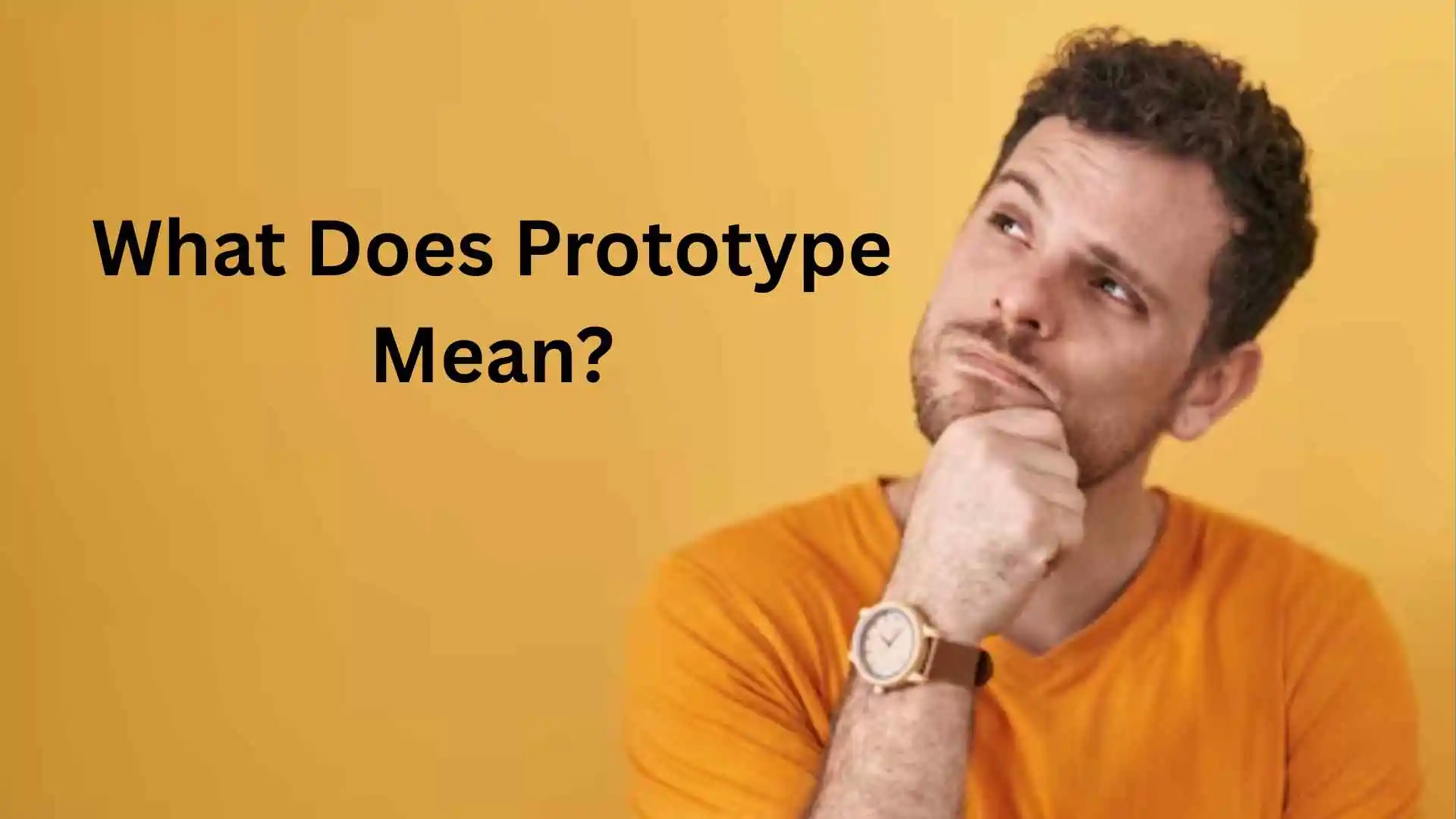 what does prototype mean