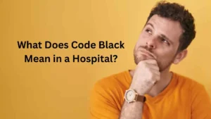 what does code black mean in a hospital