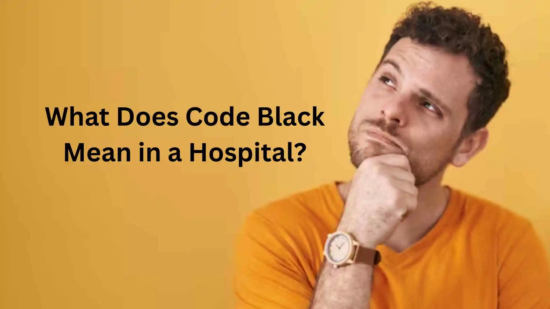 what does code black mean in a hospital