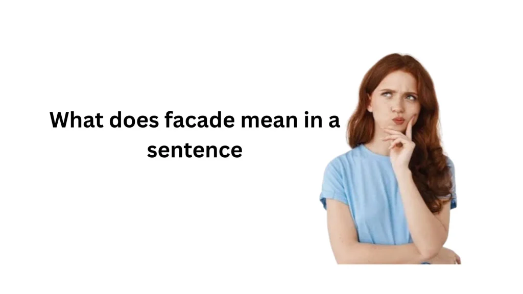 what does facade mean