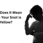 what does it mean when your snot is yellow