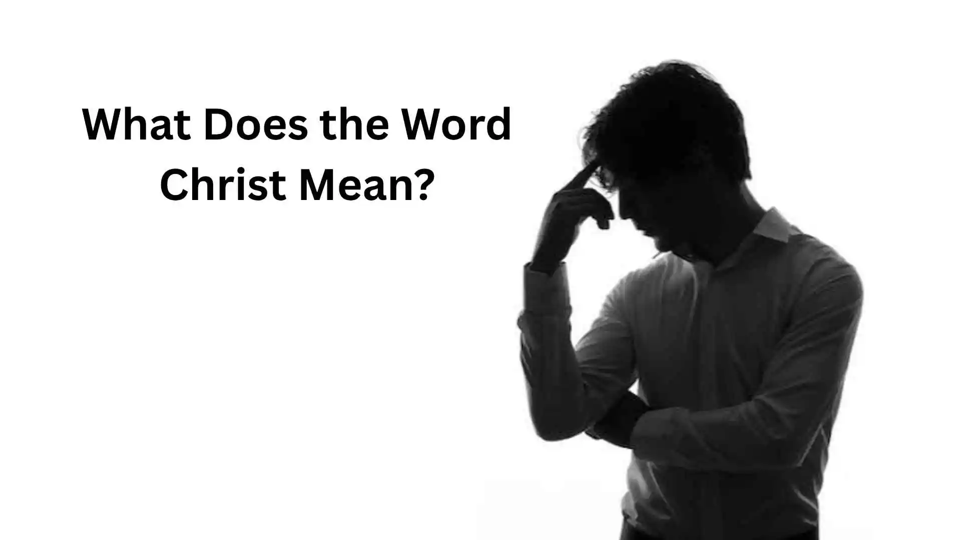 what does the word christ mean