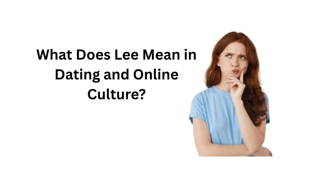 what does lee mean