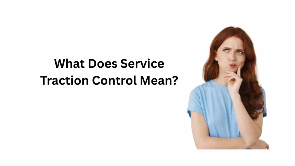 what does service traction control mean