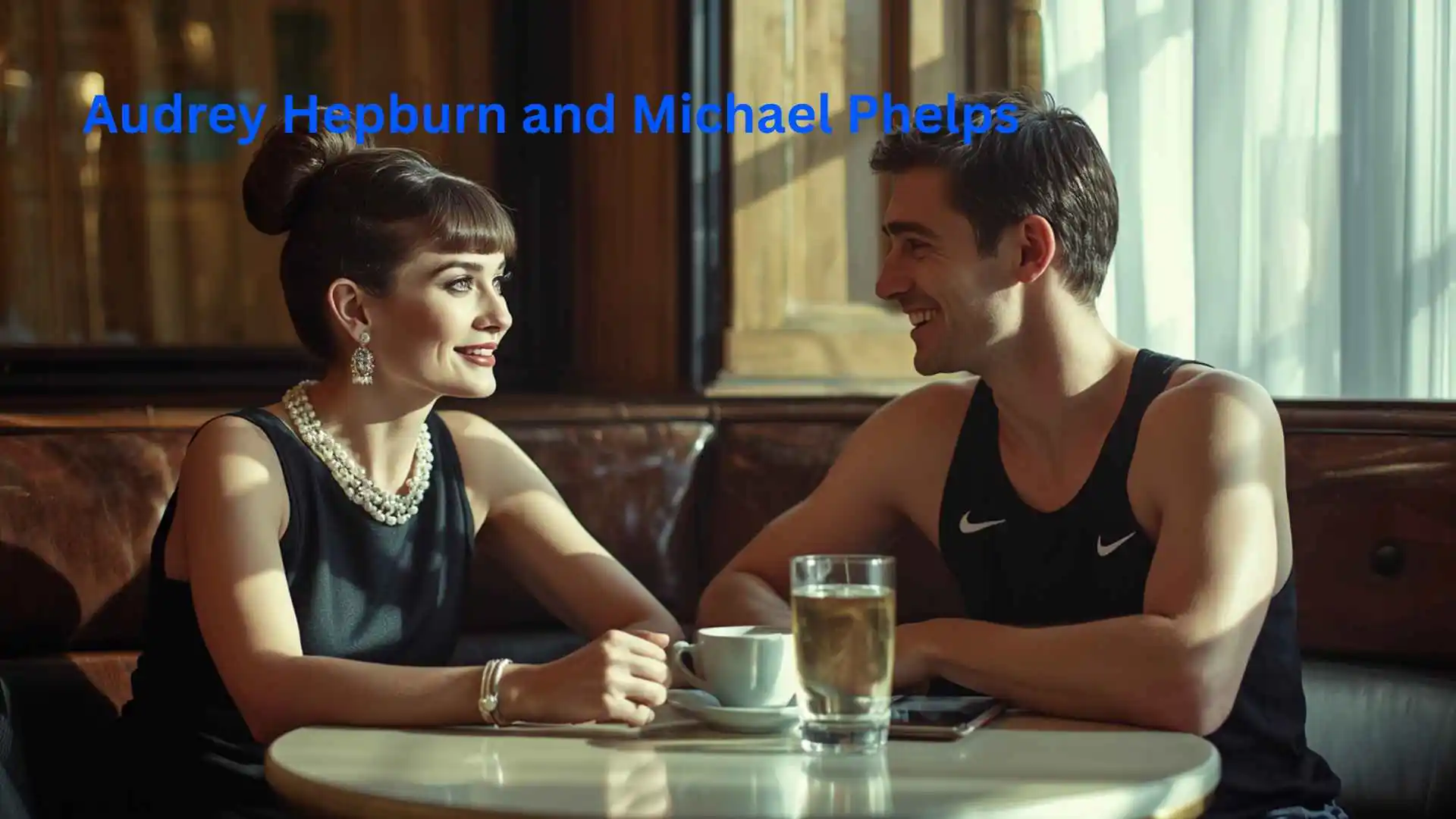 Audrey Hepburn and Michael Phelps