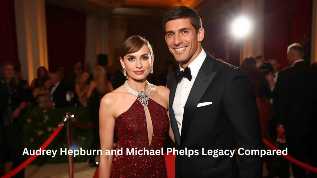 Audrey Hepburn and Michael Phelps