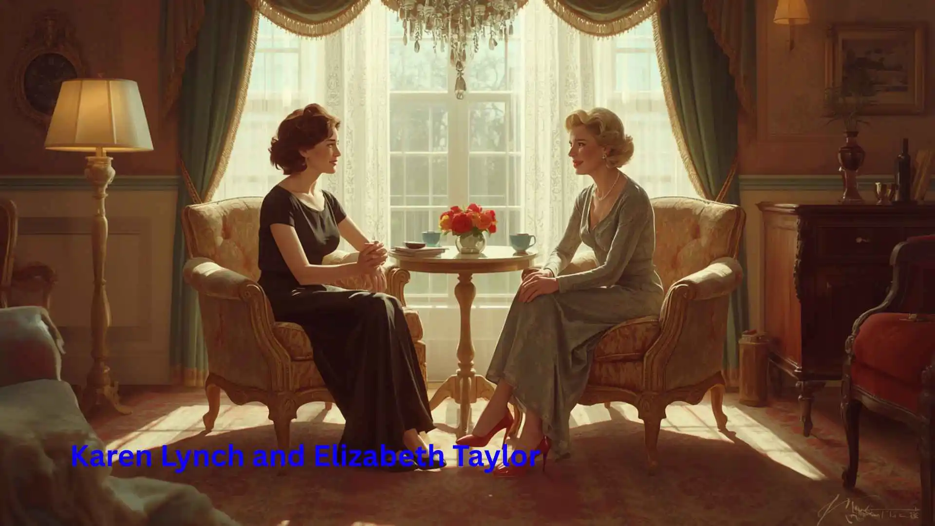 Karen Lynch and Elizabeth Taylor