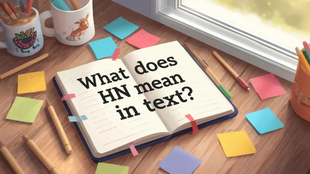 what does hn mean in text