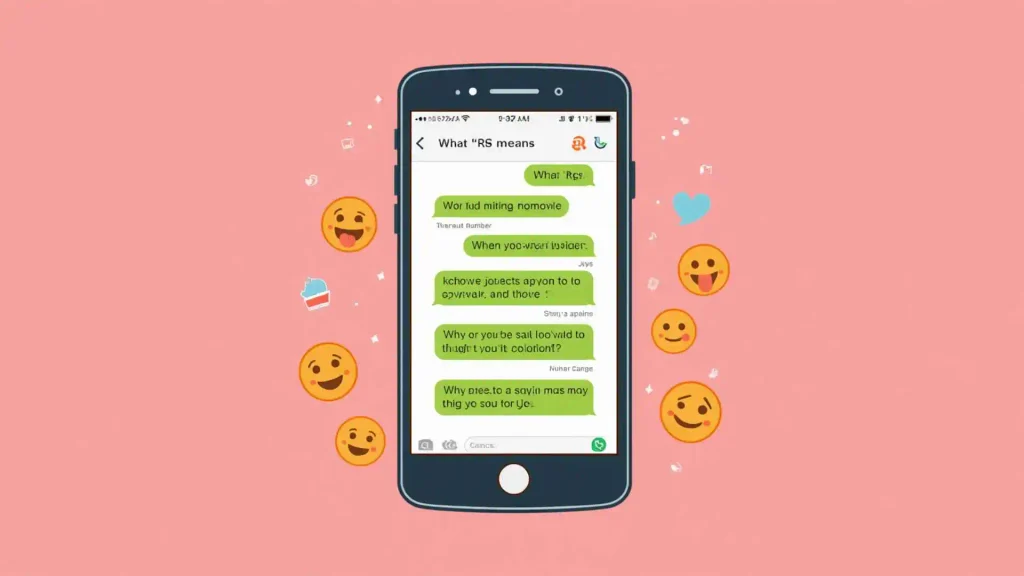 what does rs mean / what does rs mean in text