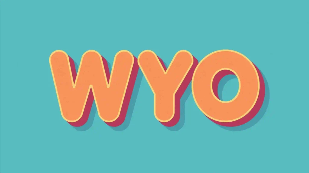 WYO Meaning In Text